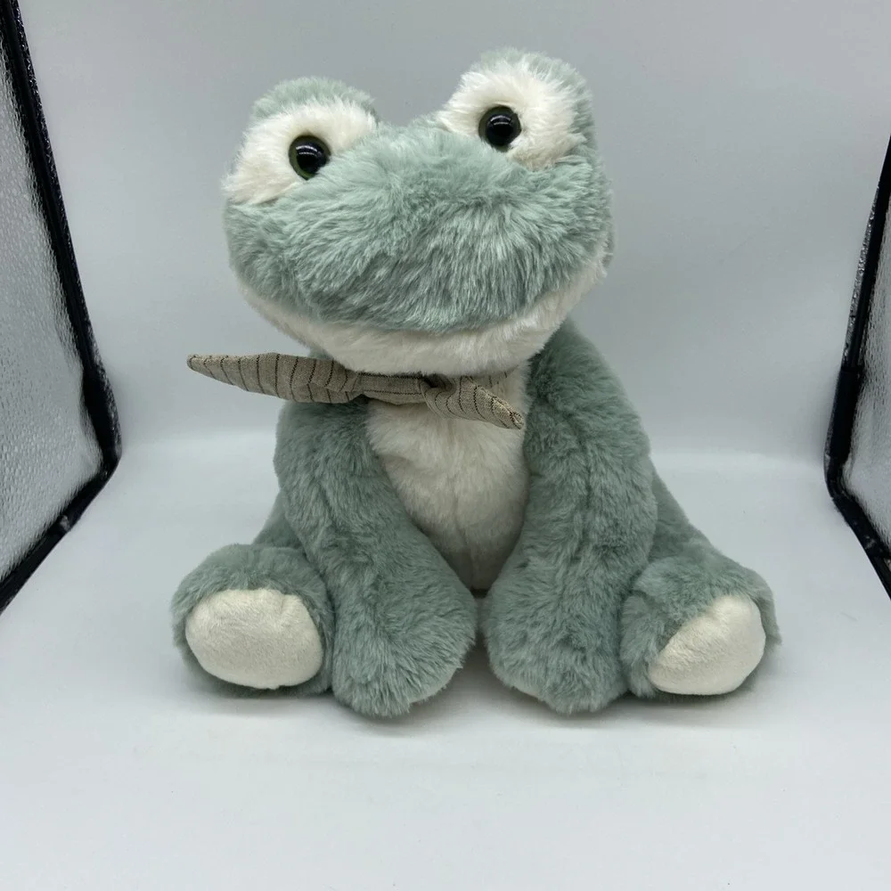 Mon Ami Fitzgerald the Frog Plush Bow Tie Handsome Very Soft 9